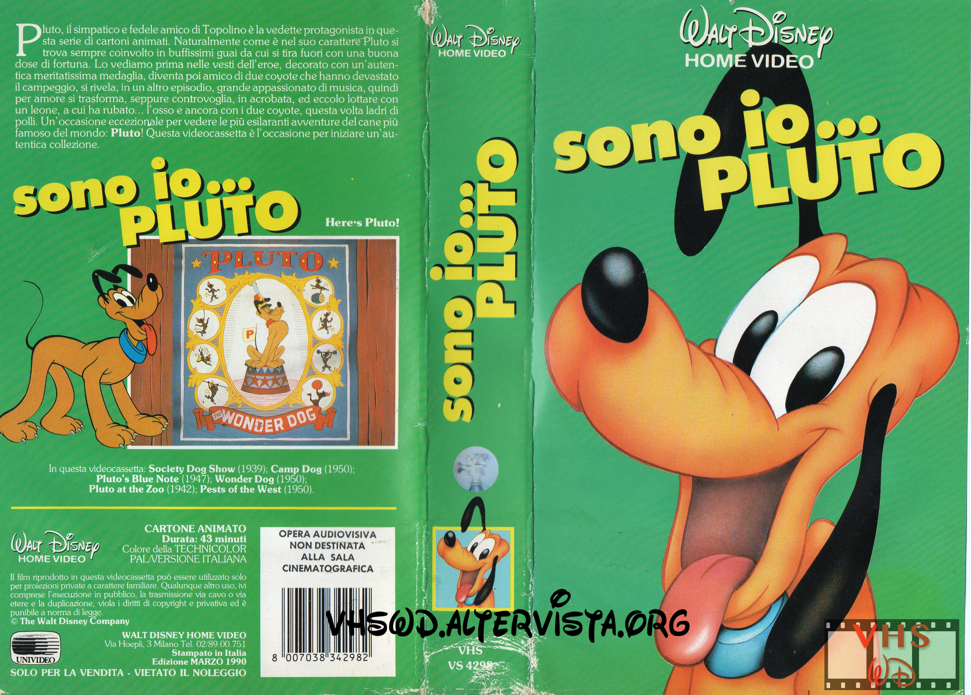 Sjov Orphan favor Sono Io... - VHS Walt Disney